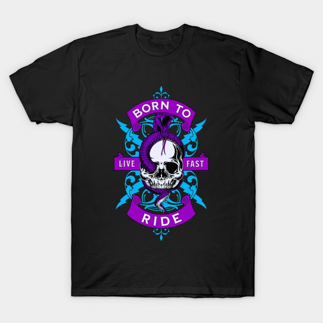 Live Fast Born to Ride T-Shirt by Scar
